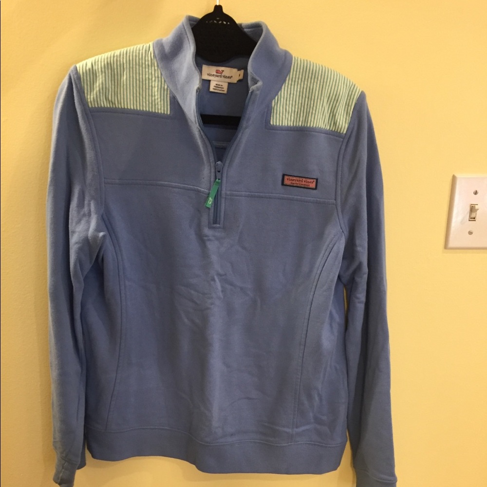 blue and teal shep shirt